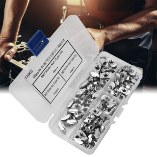Iuxishop Đai ốc T-Slot 120 chiếc Đai ốc trượt T Slot M 4 M6 Chốt phần cứng cho 3030