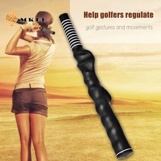 Mkeb Golf Cao Su Hình Tay Cầm, Cao Su Chống Trơn Trượt Golf Thực Hành Cực Grip, Câu Lạc Bộ Xoay Tay Cầm Corrector Tay Phải Tập Thể Dục Golf Swing Training Grip Ngoài Trời Trong Nhà