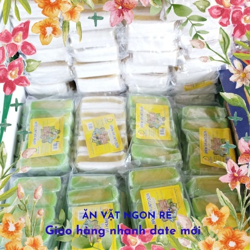 [Buôn sỉ rẻ] BÁNH DẺO XANH, BÁNH IN ĐẬU , BÁNH IN DỪA NGON RẺ