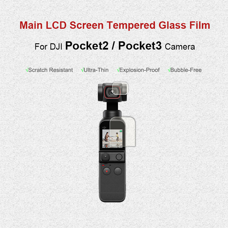 Camera Kính Cường Lực Phim Chống Trầy Xước Màn Hình Camera Bảo Vệ Cho DJI OSMO Pocket 3 Pocket3 Với 