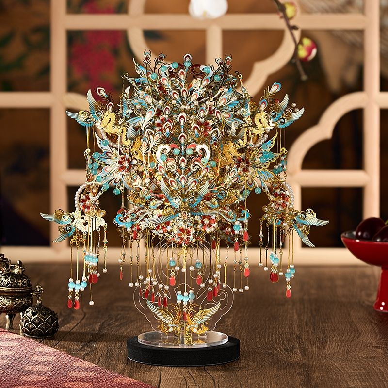 [Di sản văn hóa phi vật thể] vương miện jiufeng Hồng Kông Câu Đố ba chiều 3D mô hình lắp ráp bằng ki