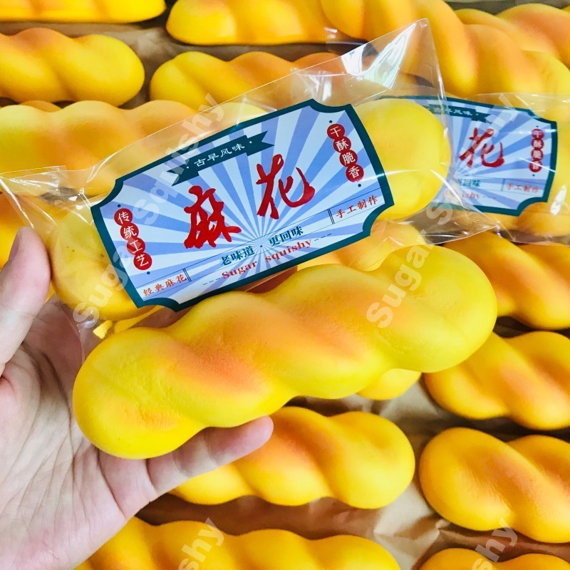 Bánh mì xoắn Sugar Squishy Squishy Squishy tăng chậm