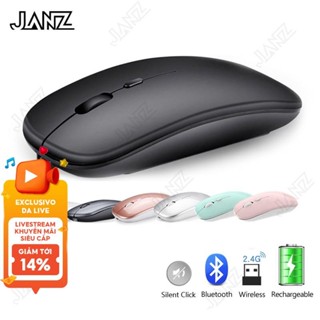 Chuột không dây Chuột Bluetooth 2.4GHz Chuột không dây có thể sạc lại quang không dây Chuột im lặng siêu mỏng cho PC / Laptop / Máy tính bảng