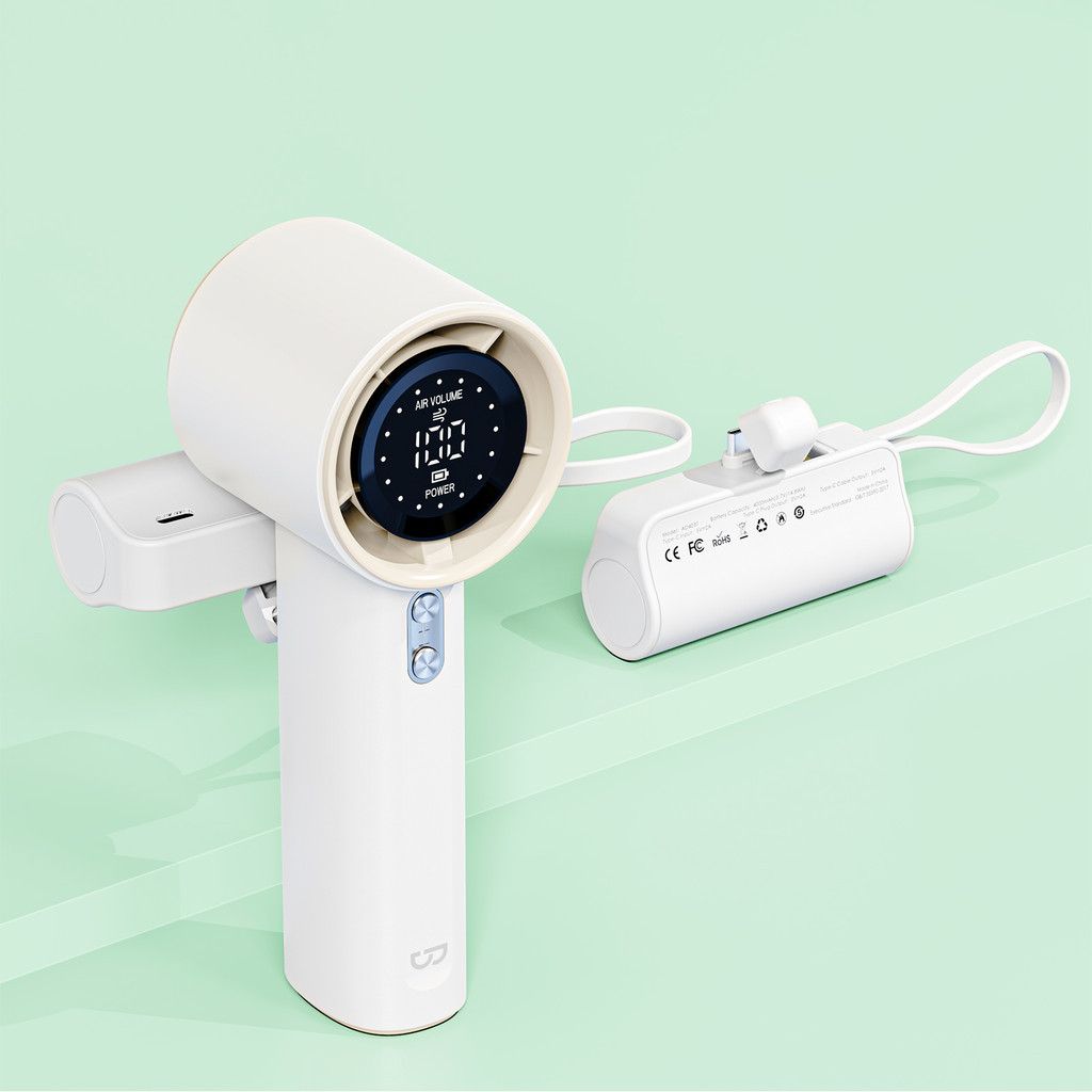 GOOJODOQ 4000mAh Mini Power Bank Sạc di động Type-C và phích cắm cho điện thoại/đồng hồ/tai nghe | BigBuy360 - bigbuy360.vn