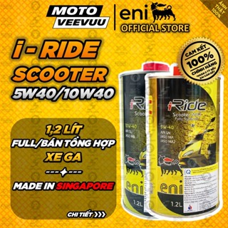 [MTVV] Dầu nhớt Eni I-Ride Scooter 10W40 5W40 1.2L dụng cho xe Vespa Piaggio<END>