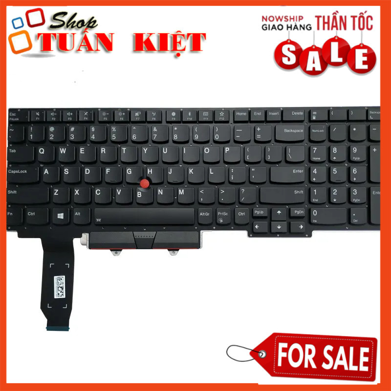 Bàn Phím [ZIN] Lenovo Thinkpad E15 Gen 1 , E15 Gen 2 , E15 Gen 3 , E15 Gen 4 US backlit keyboard