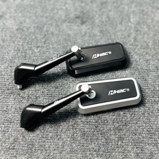 GƯƠNG XE MÁY NHỰA KIỂU H2d VUÔNG TẶNG KÈM ỐC 10li GẮN BÊN TRÁI Phụ Kiện Phụ Tùng