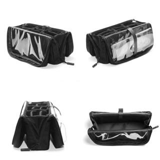 Túi đựng cọ đứng makeup chuyên dụng cho trang điểm có thể gập lại loại to - MK19