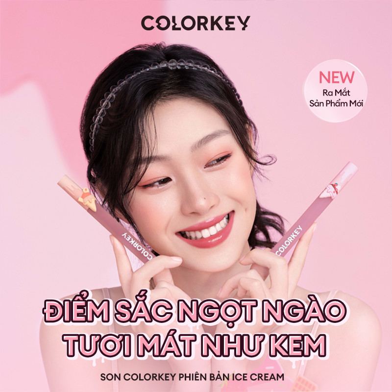 Son COLORKEY Phiên Bản Ice Cream Ngọt Ngào màu R704