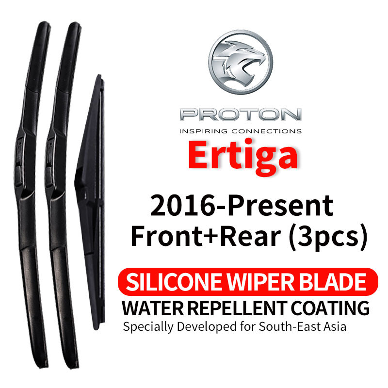 (3 chiếc trước + sau) Cần gạt nước kỵ nước Proton Ertiga (2016-nay) cửa sổ kính chắn gió ô tô Lưỡi g