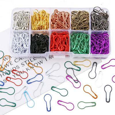 Beadia 100 cái đầy màu sắc Palăng kim đan móc khóa kim đánh dấu Hangtag an toàn pin DIY đồ trang sức pin clip thủ công mỹ nghệ phụ kiện