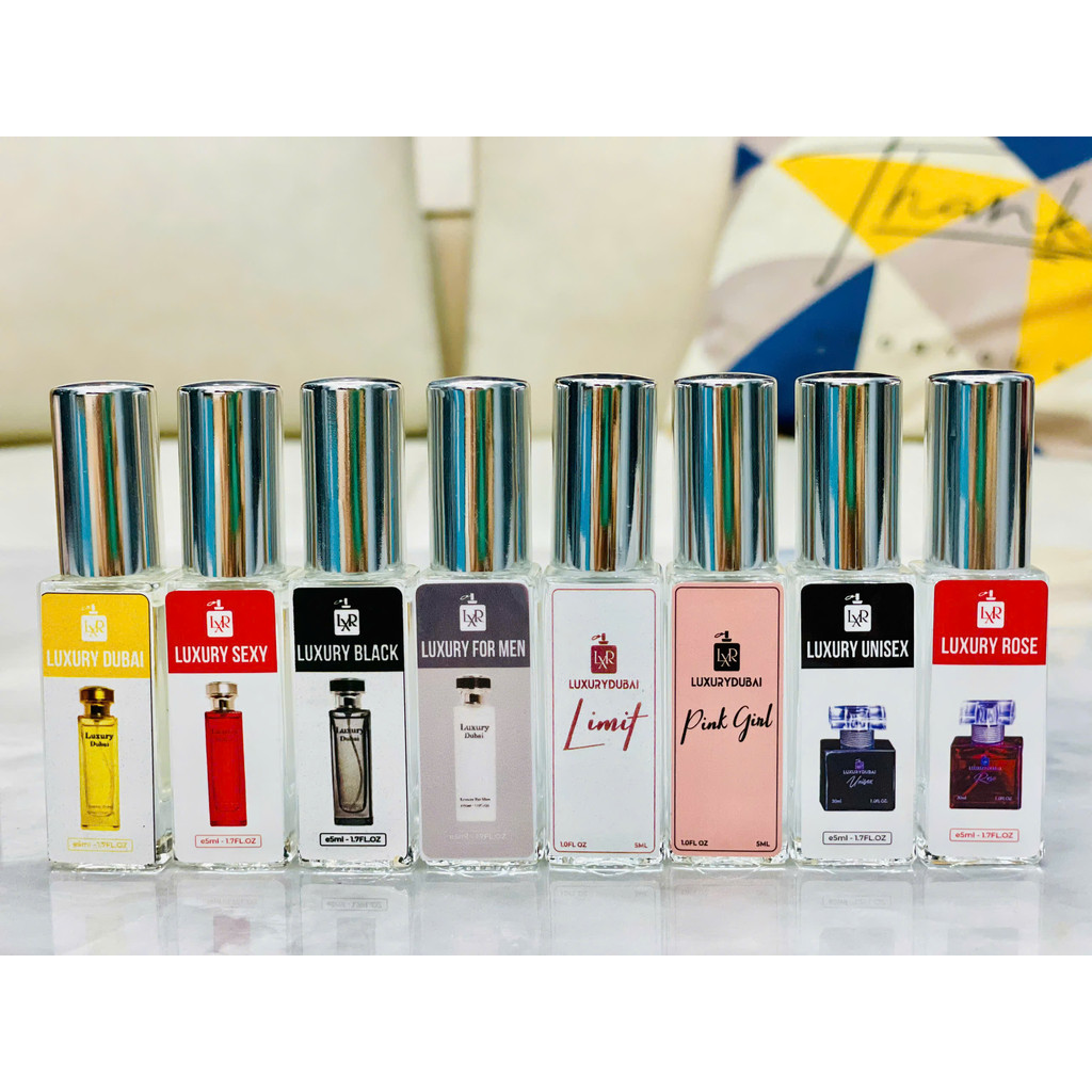 [Có bảo hành] Nước hoa chiết DUBAI LUXURY 5ML - Nước hoa dubai luxury chính hãng dành cho Nam và Nữ 