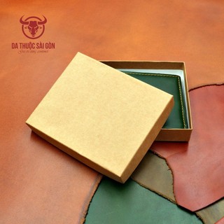 Hộp đựng ví màu giấy Kraft cao cấp - Da Thuộc Sài Gòn