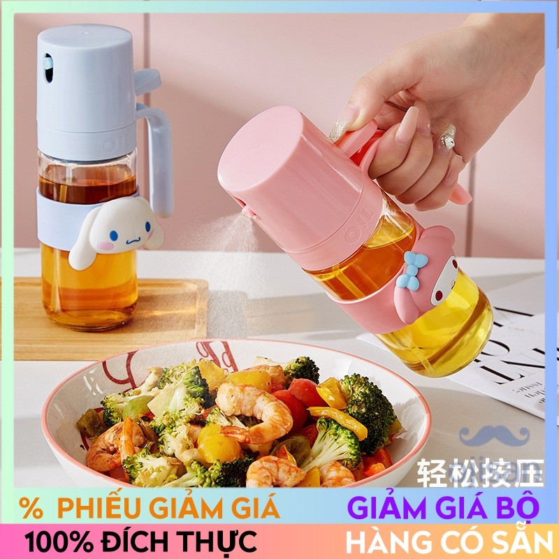 [Sanrio][Hello Kitty]Bình xịt dầu thủy tinh 250ml[HK]