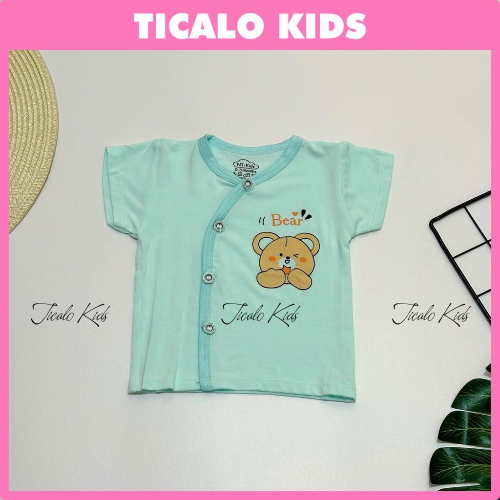 [NT KIDS] Áo Cộc Lẻ Cho Bé Sơ Sinh - MÀU SẮC - Chất Liệu Thun Lạnh, Mềm, Mát