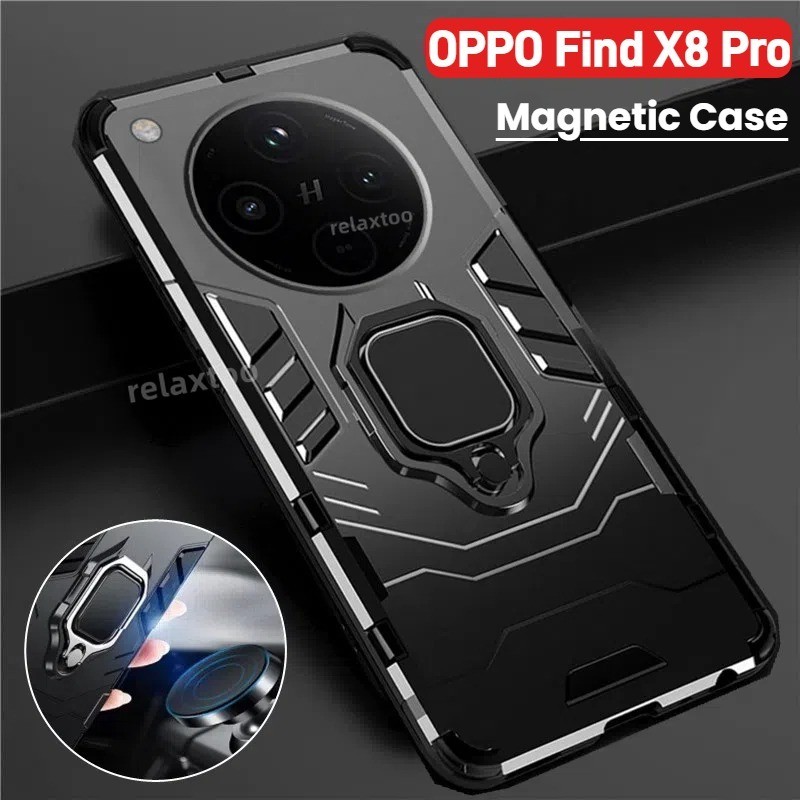 Ốp điện thoại OPPO FindX8 Pro 5G cho OPPO Find X8 Pro X8Pro FindX8Pro 5G 2024 PKB110 Giá đỡ vòng nam