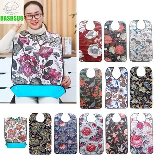 Dasbsug Người Lớn Chống Thấm Nước Chống Dầu Yếm Người Cao Tuổi Bữa Ăn Vải Bảo Vệ Người Cao Tuổi Cho Citizen Viện Trợ Tạp Dề Tái Sử Dụng Rửa