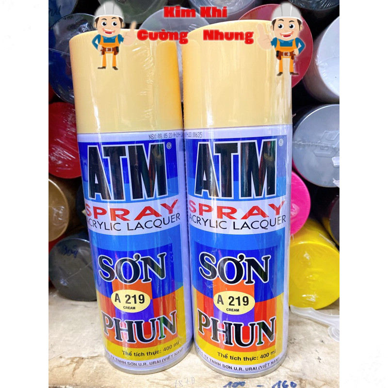 Sơn xịt ATM màu crem A219