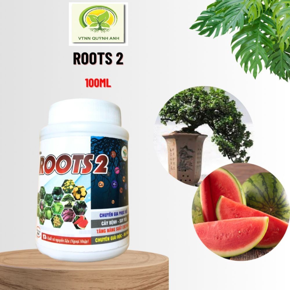PHÂN BÓN ROOTS 2 100ml - KING PHƯƠNG ĐÔNG - CHUYÊN GIA PHỤC HỒI CÂY SUY YẾU - TĂNG NĂNG SUẤT - VTNNQ