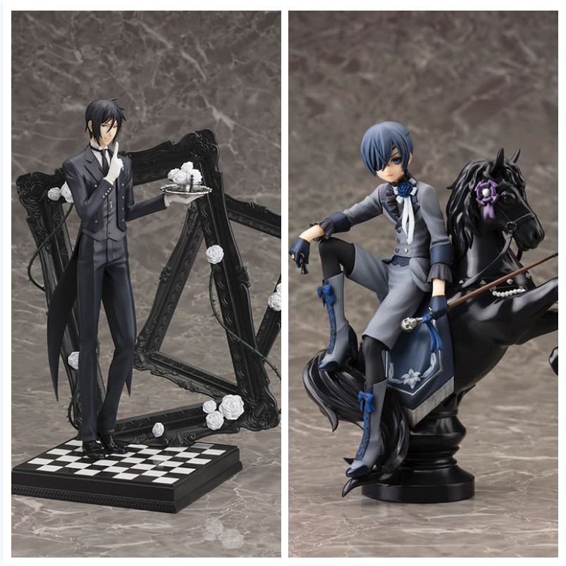 Black Butler Ciel Phantomhive & Sebastian Michaelis Anime Hình Mô Hình Đồ Chơi Sưu Tập