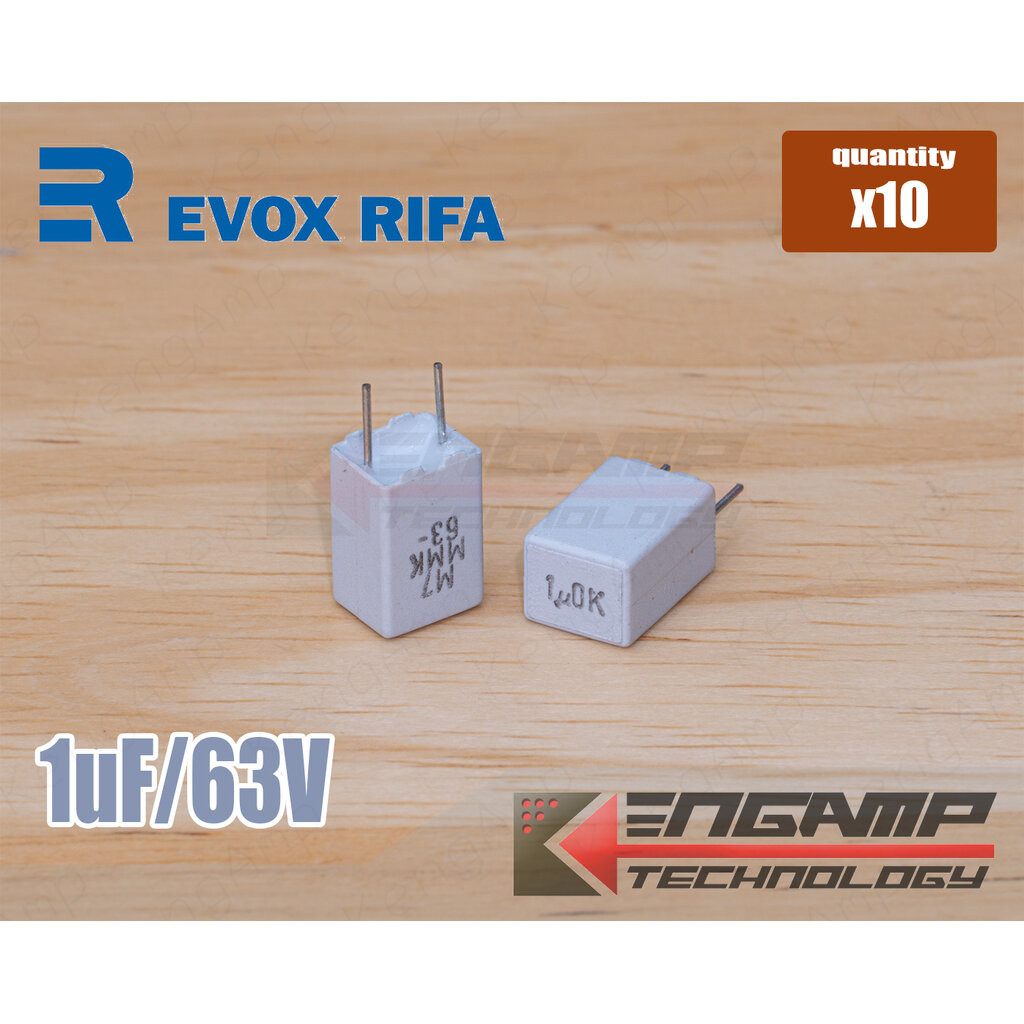 (10 Miếng) [F-CAP] 1uF / 63V 1uK63V EVOX MMK5 6x7.2xH11mm P = 5mm