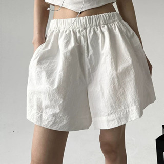  FXDAZI! Quần short cá tính mùa hè mới quần short trắng co giãn cho phụ nữ phong cách Hàn Quốc mùa hè thời trang thoải mái xu hướng đi làm mặt hàng hot 