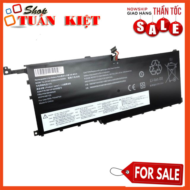 PIN LENOVO THINKPAD X1 CARBON X1 CARBON GEN 4 5 6 BẢO HÀNH 6 THÁNG ĐỔI MỚI