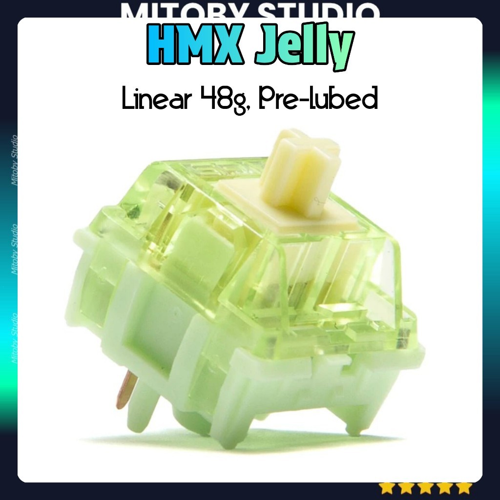 HMX Jelly Linear Switch Mitoby Studio Công Tắc Bàn Phím Cơ HMX switch prelube