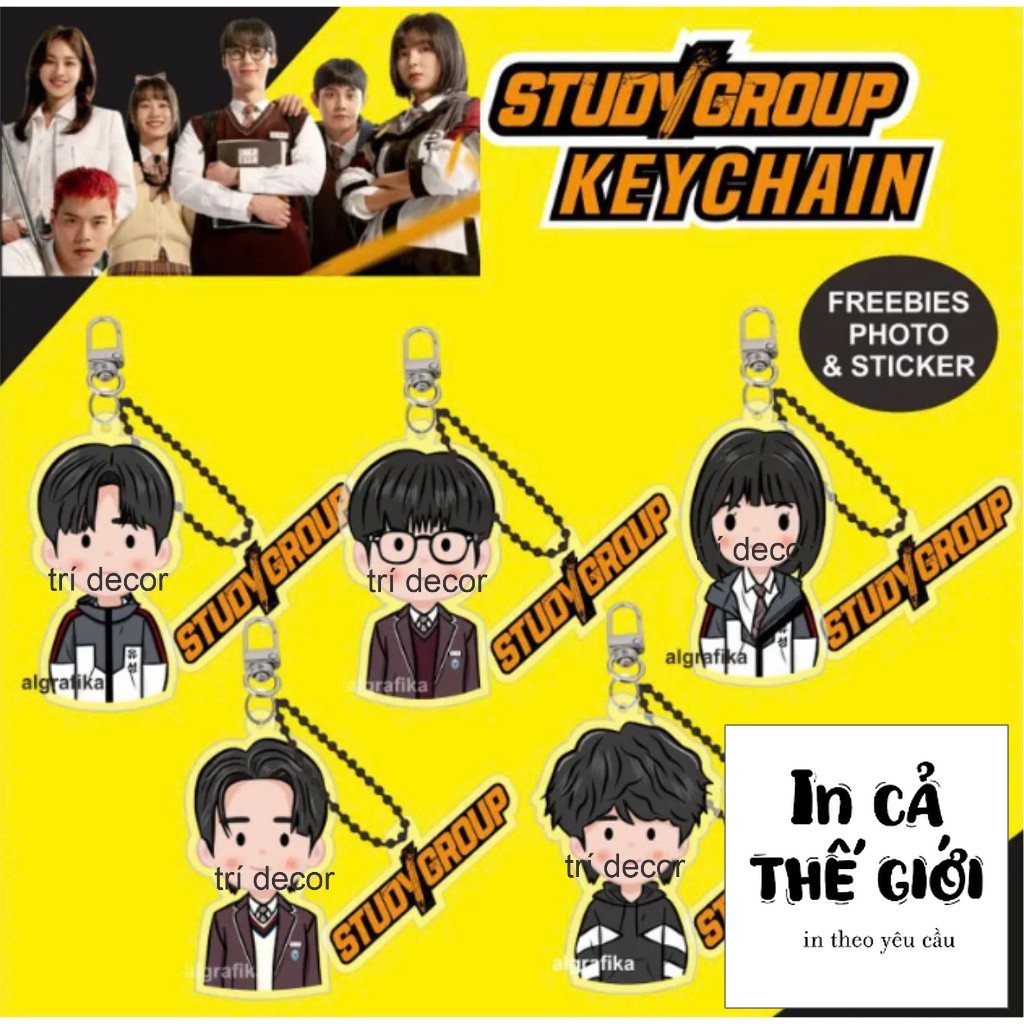 Móc khóa kdrama fanmade hwang min hyun fanart