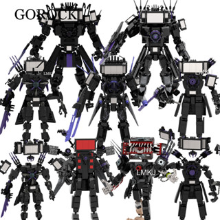 Gorock Skibidi Toilet Titan Super TV Man / Titan TVman V2 Khối xây dựng Đồ chơi cậu bé