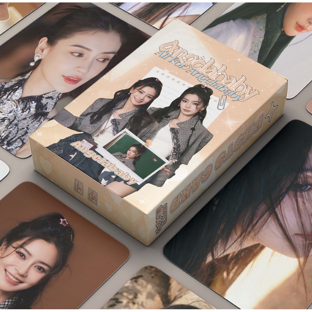 Bộ 50-55 Bộ Phim Truyền Hình Trung Quốc Diễn Viên Andy Yang Zi Angel Zhao Jinmai Hologram Lomo Card 