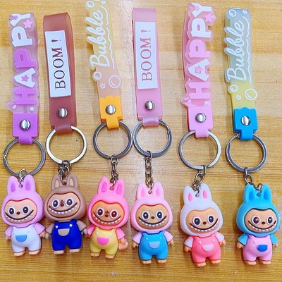 Móc gắn chìa khóa  LABUBU SPIDERMEN CAPYBARA  xe máy xe hơi trang trí balo túi xách làm quà tặng BEE GEE