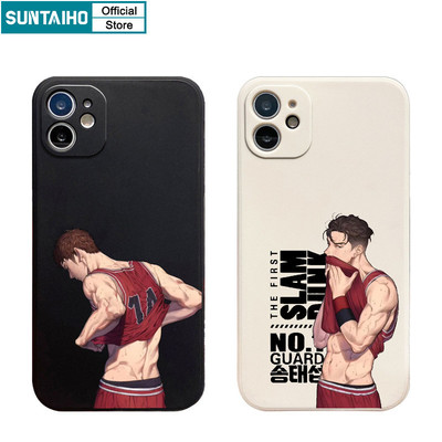 Suntaiho thời trang độc đáo Vỏ điện thoại họa tiết anime Nhật Bản cho Iphone 16 15 14 13 12 11 Pro Max IP 7 8 Plus Iphon X Xs XR Xs Max Silicon Mềm cao cấp Ốp lưng chống sốc