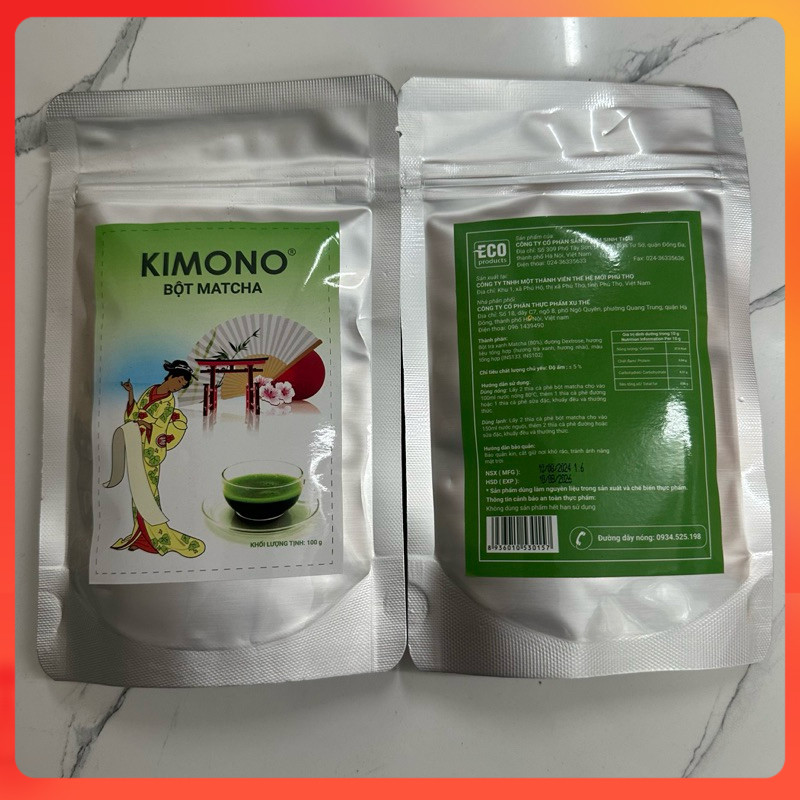 Bột matcha Kimono 20g - 100g SP01