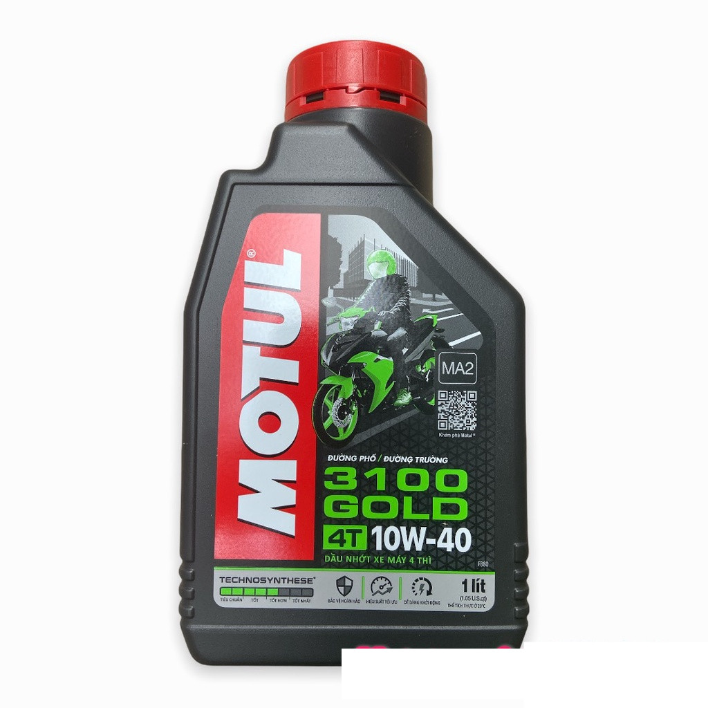 Dầu nhớt MOTUL 3100 gold xe số 10w40 1L