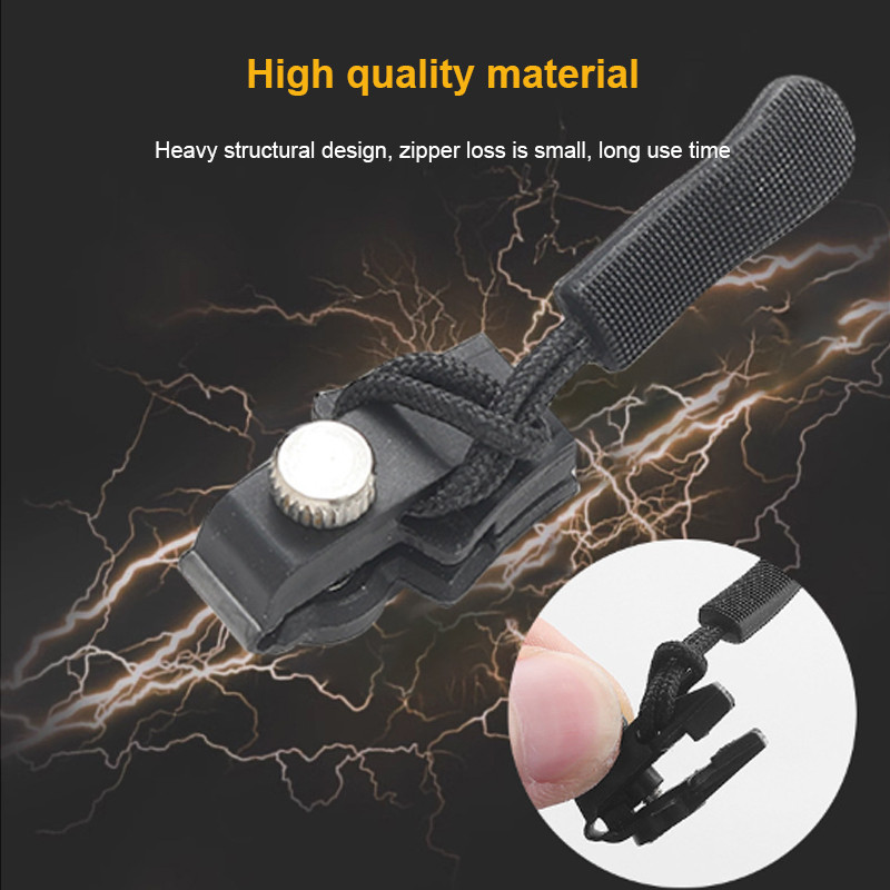 Có thể tháo rời Zipper Head Bag Quần áo Universal Seamless Zipper Head Zipper Sửa chữa