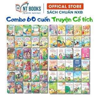 Sách - Bộ 60 Truyện Song Ngữ Anh Việt Cho Bé - Truyện Cổ Tích Thế Giới - Việt Nam - Truyện Thiếu Nhi - NXB Hà Nội - DT