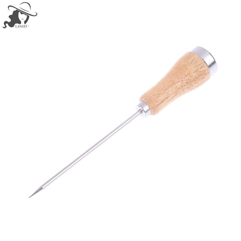 LISHU Ice Pick Ice Icing Breaker Tay cầm bằng thép không gỉ Ice Pick Punch Crusher Cocktail Stick Fr
