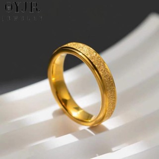  OYJR titan không gỉ Nhẫn Cách Cổ Điển ring nam Nữ vàng nhẫn Kiện Sang Trọng 