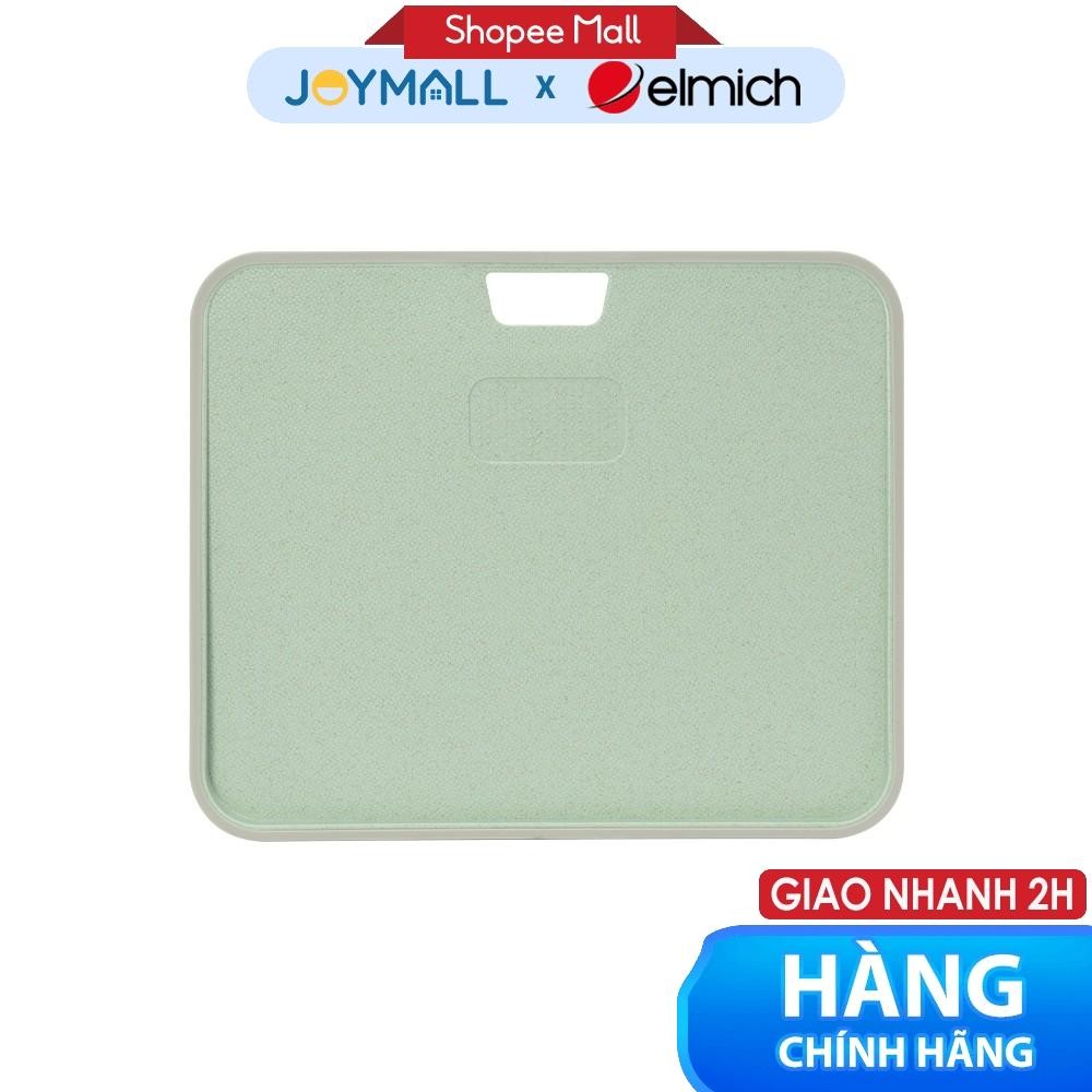 Thớt nhựa cao cấp Elmich EL0191, Hàng chính hãng,viền silicone, rãnh giữ thức ăn cố định -JoyMall