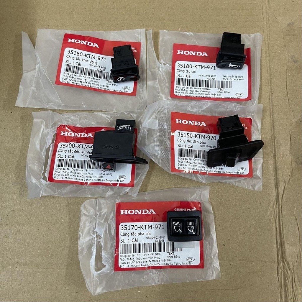 nút công tắc xe future neo hàng chính hãnġ 35160KTM971 35180KTM971 35200KTM971 35150KTM970 35170KTM9