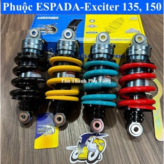 Phuộc ESPADA gắn Exciter 135, Exciter 150,155 tăng chỉnh thật, BH 6 tháng