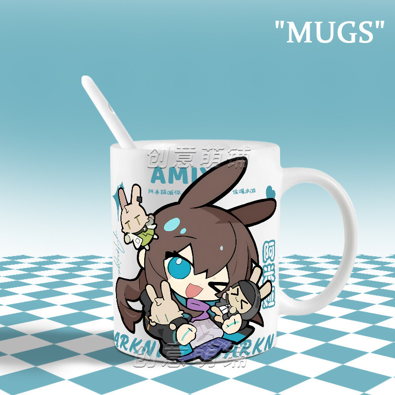 Arknights Arknights Arknights Arknights Emoticon Gói Cốc Gốm Có Giá Trị Cao Cốc Văn Phòng Cốc Sinh V