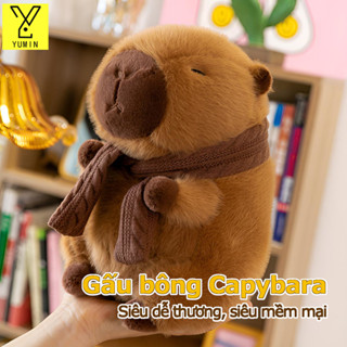 búp bê capybara dễ thương, gấu bông capybara, Búp Bê Nhồi Bông , size to khổng lồ, Chất liệu vải thân thiện với da