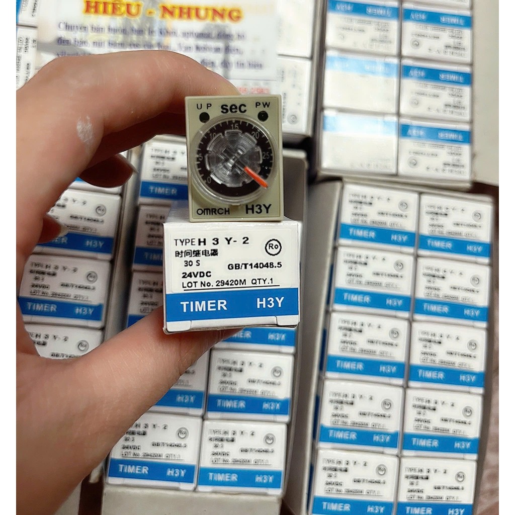 RELAY TIMER RƠLE THỜI GIAN H3Y-2, H3Y-4 (CẢ BỘ KÈM ĐẾ)