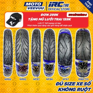   MTVV  Vỏ lốp xe số IRC INOUE không ruột đủ mã TL NR82 NF67 NF66 NR83 MBR110 70 80 90 100 120 17<END> 