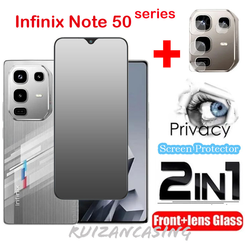 Kính cường lực riêng tư Chống gián điệp Full Cover Bảo vệ màn hình Phim bảo mật chống Peek cho Infin