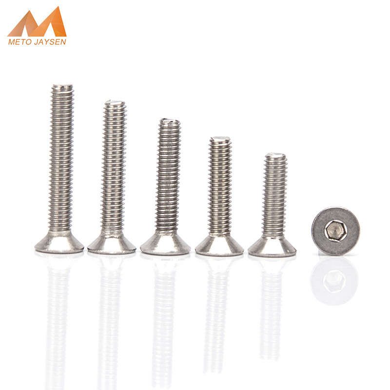 M1.6 M2 Thép không gỉ 304 Hex Đầu ổ cắm chìm Vít Chiều dài 3mm-40mm Millimeter