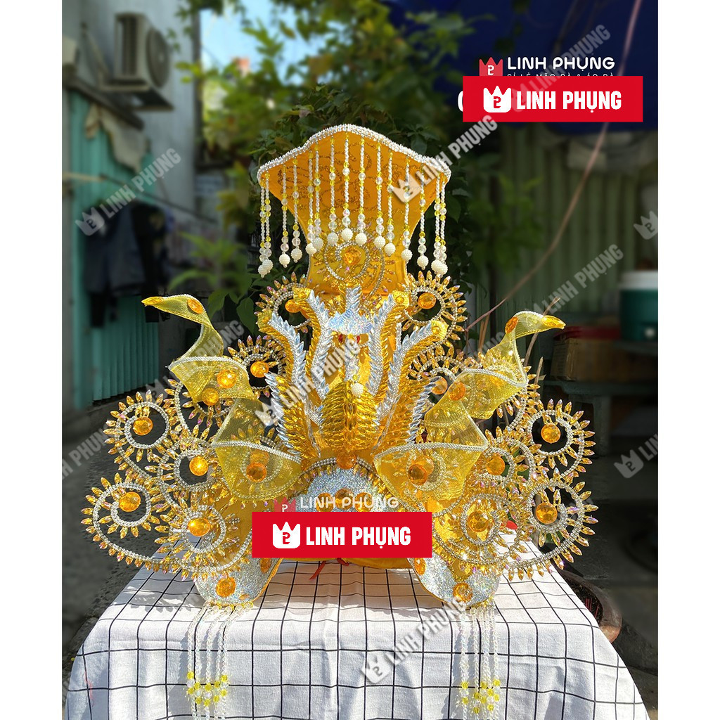 Mão bà cho tượng cao 1m8 (Ni 70cm) (đen, đỏ, vàng)