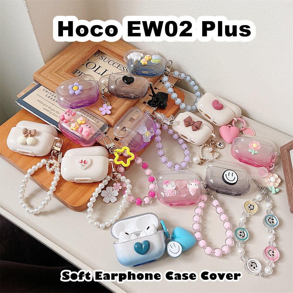 Hàng có sẵnCho Hoco EW02 Plus ốp tai ng Case Đơn giản và mới mẻ Vỏ Bảo Vệ Hộp Sạc Tai Nghe